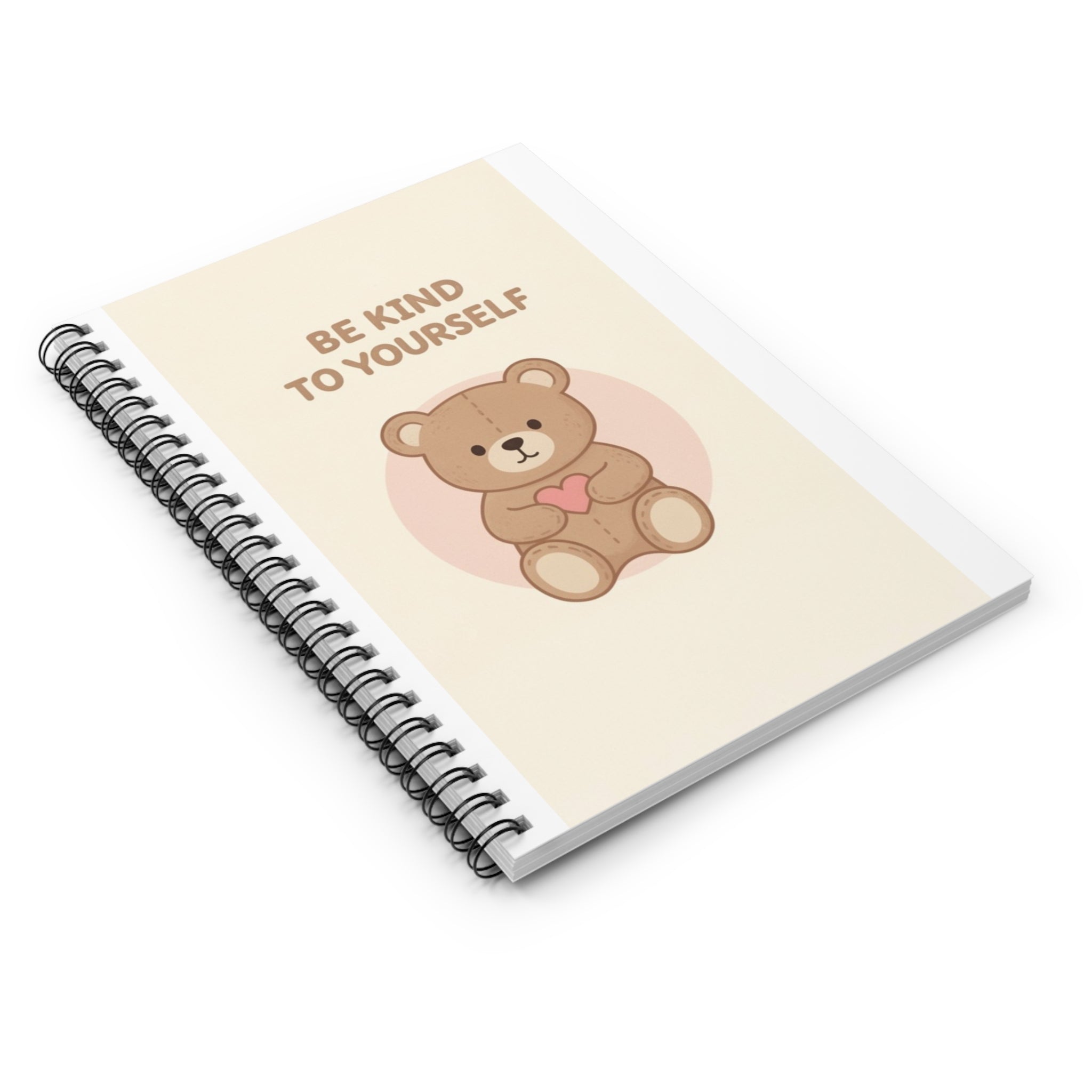BE KIND TO YOURSELF Bear Spiral Notebook