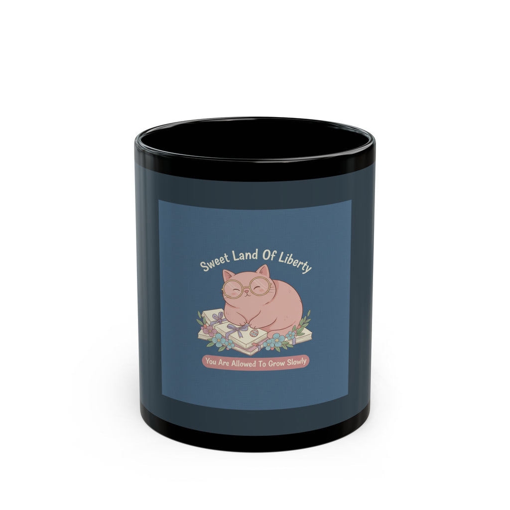 Cat Black Mug 11oz – Sweet Land of Liberty