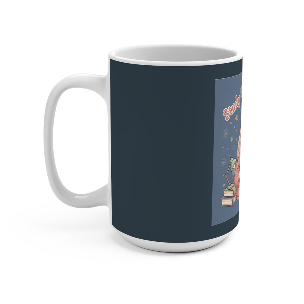Rabbit Mug 15oz – Study Now, Slay Later
