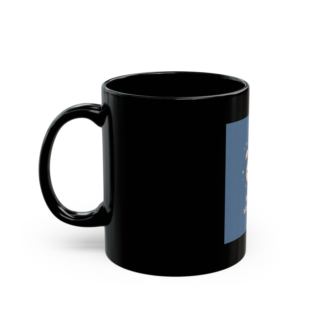 Honeybee Black Mug 11oz – Be Gentle With Yourself