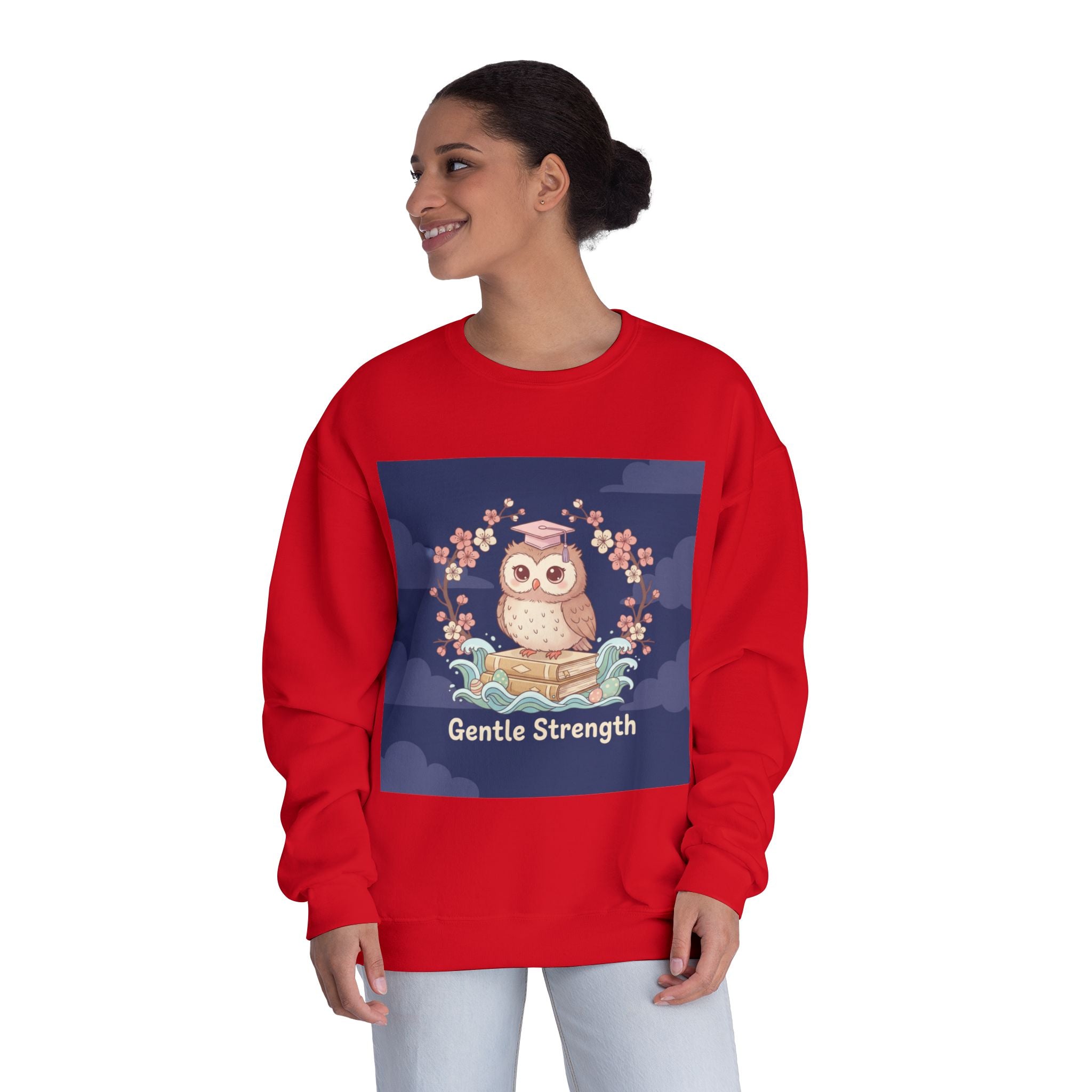 Owl Crewneck Sweatshirt – Gentle Strength