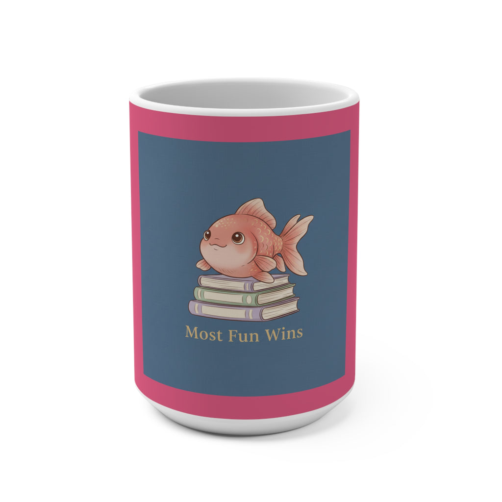 Goldfish Mug 15oz – Most Fun Wins