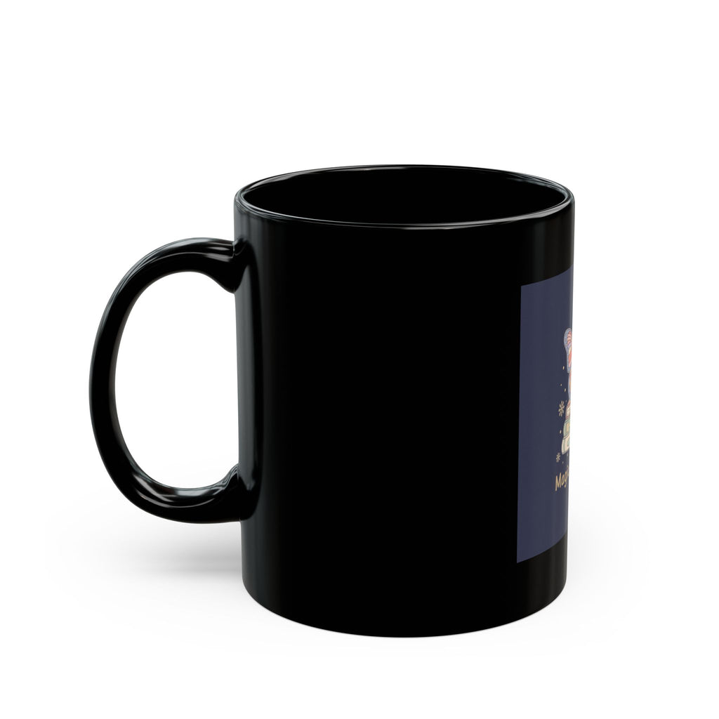 Bunny Black Mug 11oz – Magic Takes Time