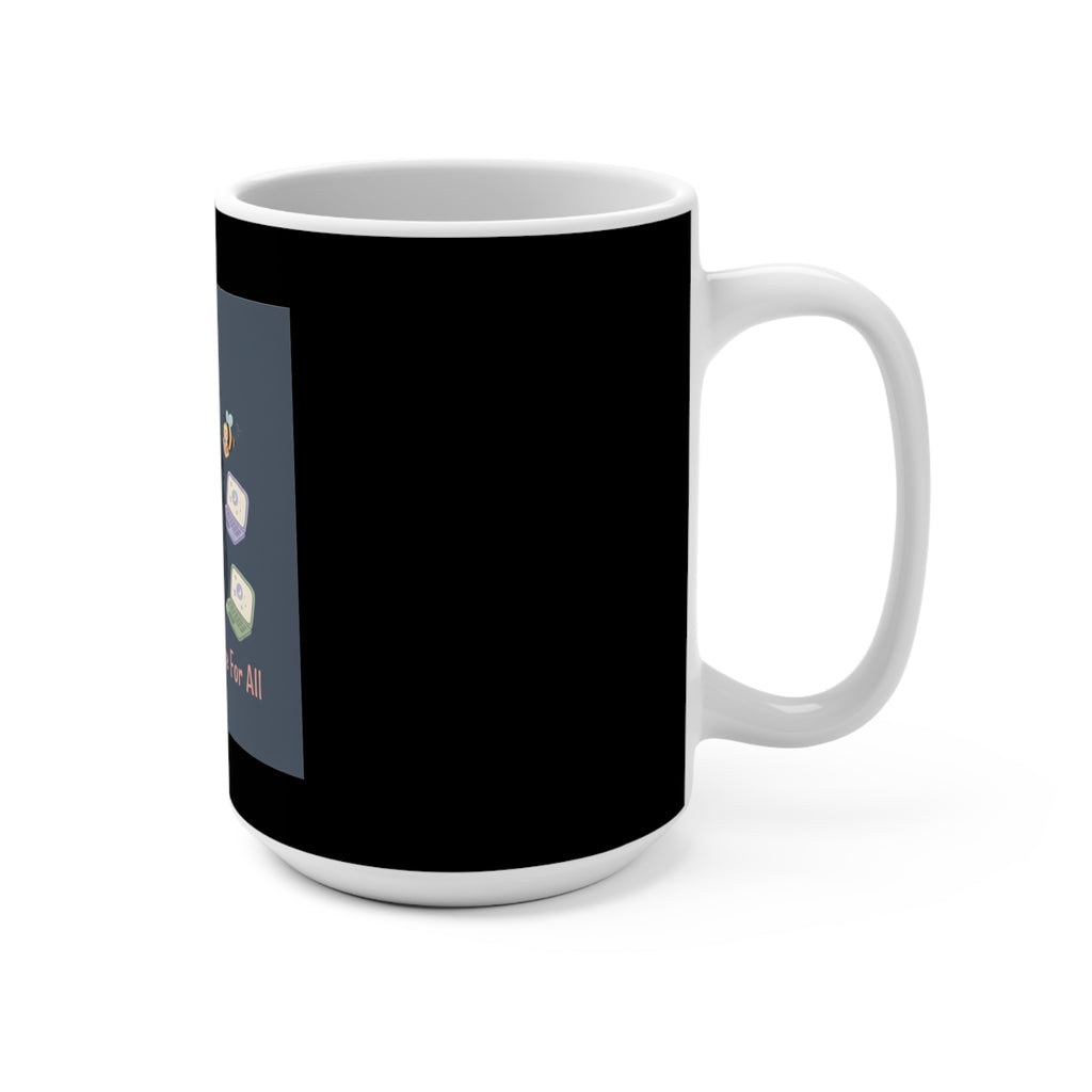 Black Cat Mug 15oz – Liberty and Justice for All