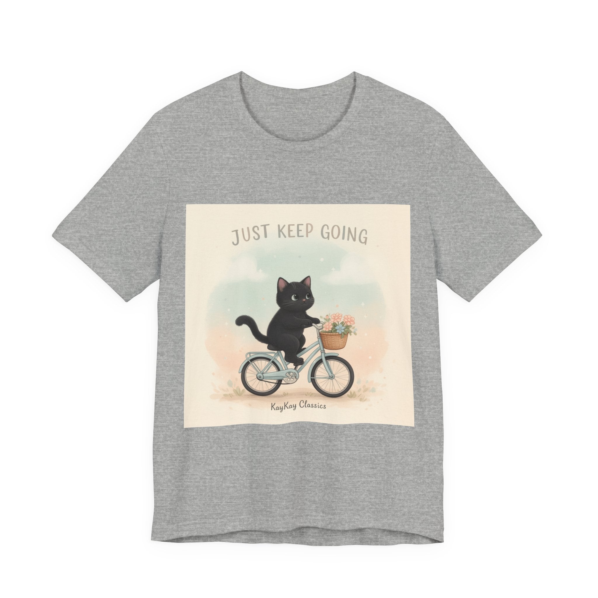 "Design" Black Cat Women Tee | College Girl Gift | Fashion | KayKay Classics