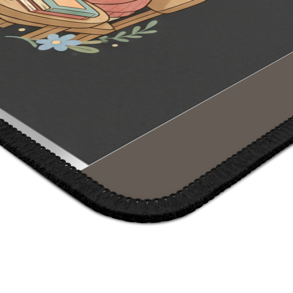 Duck In A Cardigan Mouse Pad – Soft Doesnt Mean Weak Bloom at Your Own