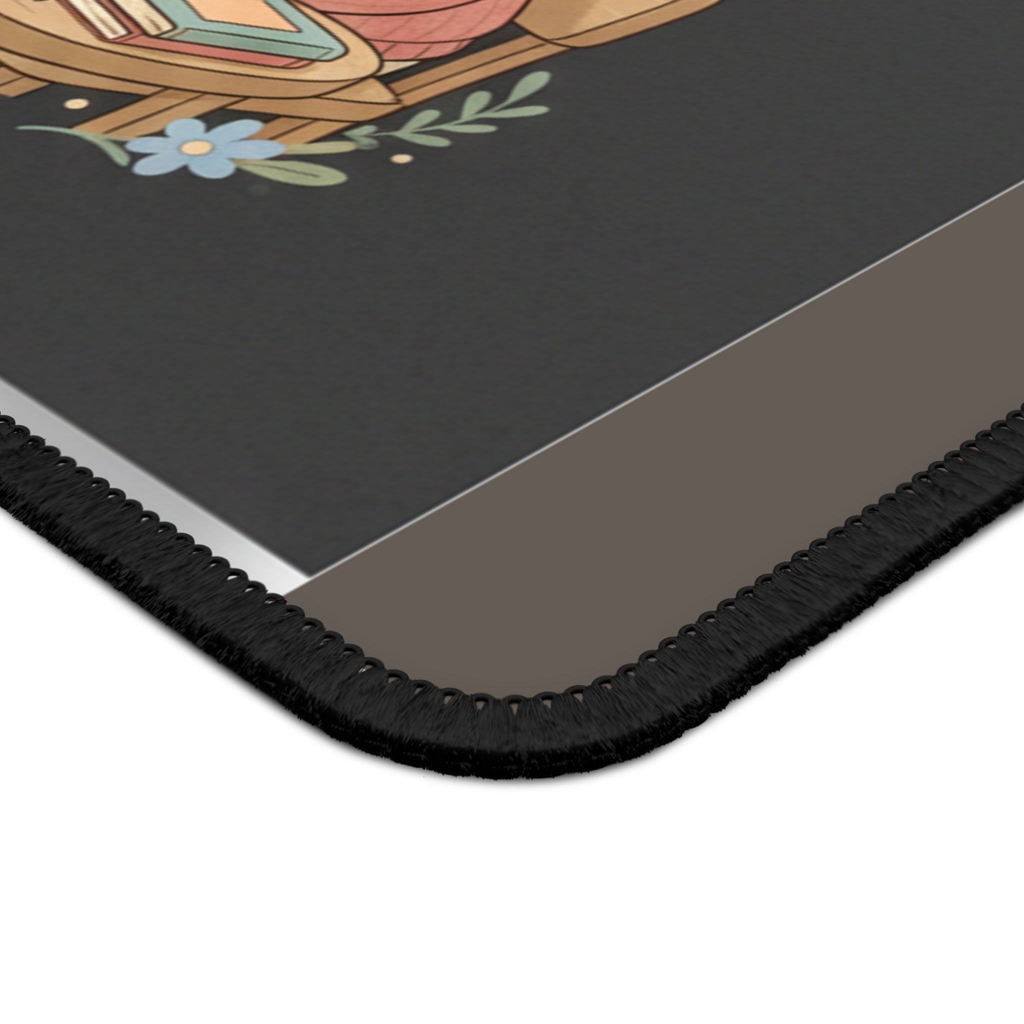 Duck In A Cardigan Mouse Pad – Soft Doesnt Mean Weak Bloom at Your Own