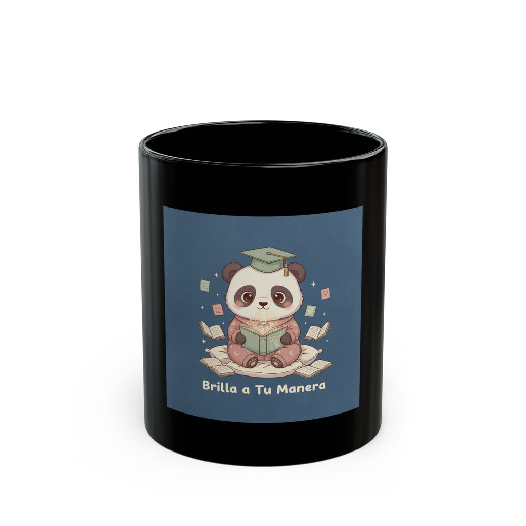 Brilla a Tu Manera Black Mug 11oz – Home Decor