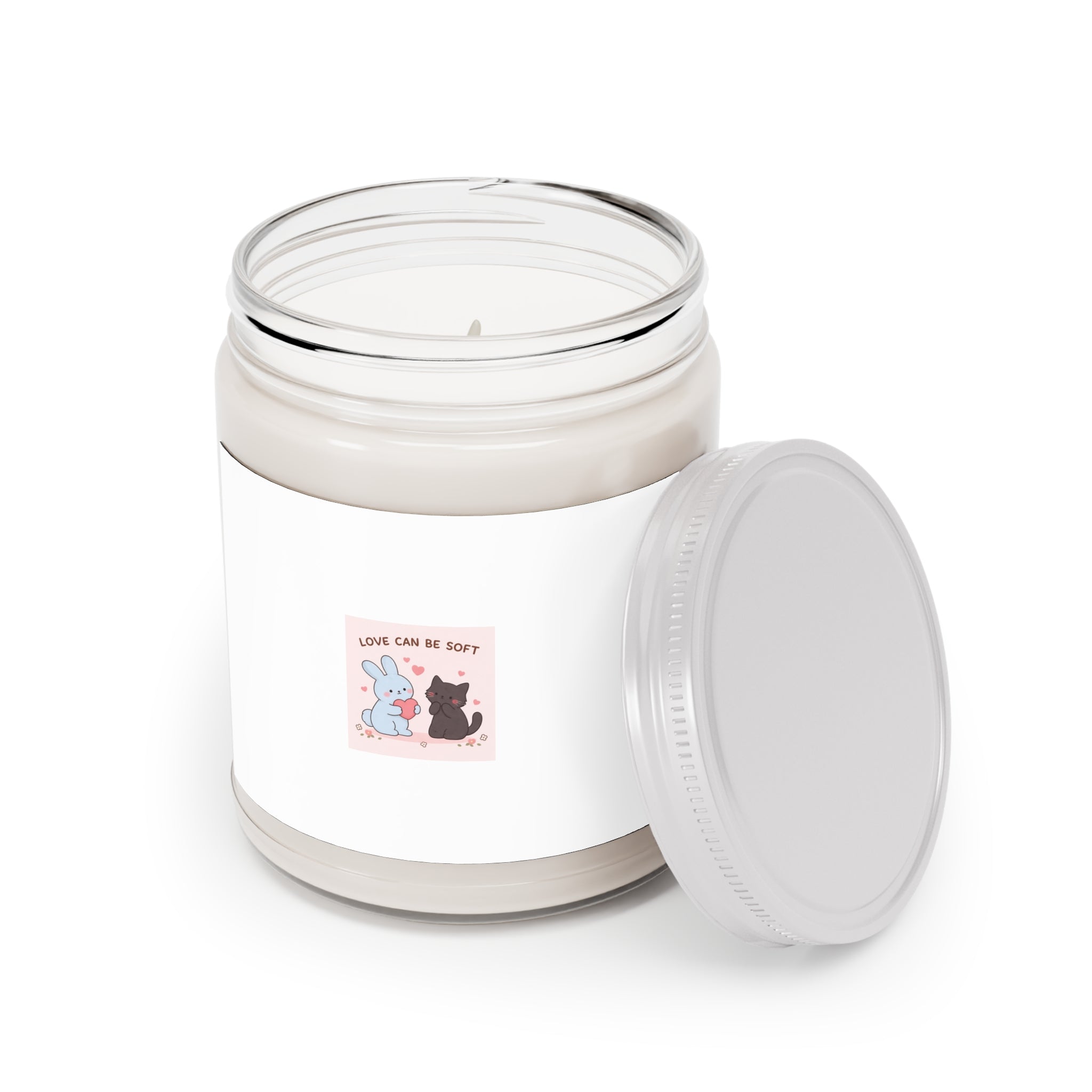 Rabbit, cat Scented Candle