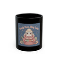 Bunny Black Mug 11oz – Study Now Slay Later