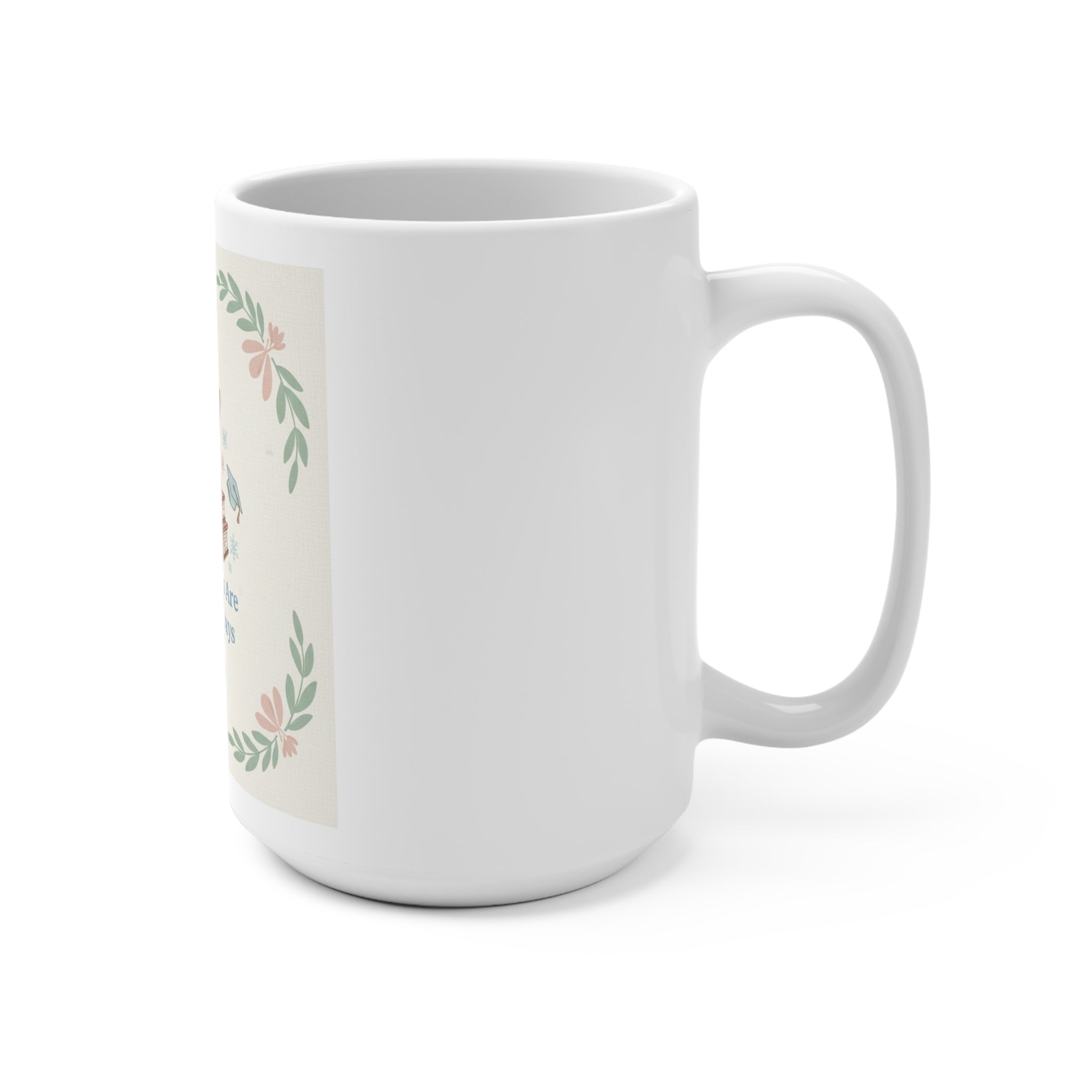 Library Days Are The Best Days Rabbits Mug 15oz