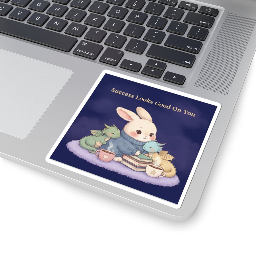 Bunny Kiss-Cut Sticker – Success Looks Good on You