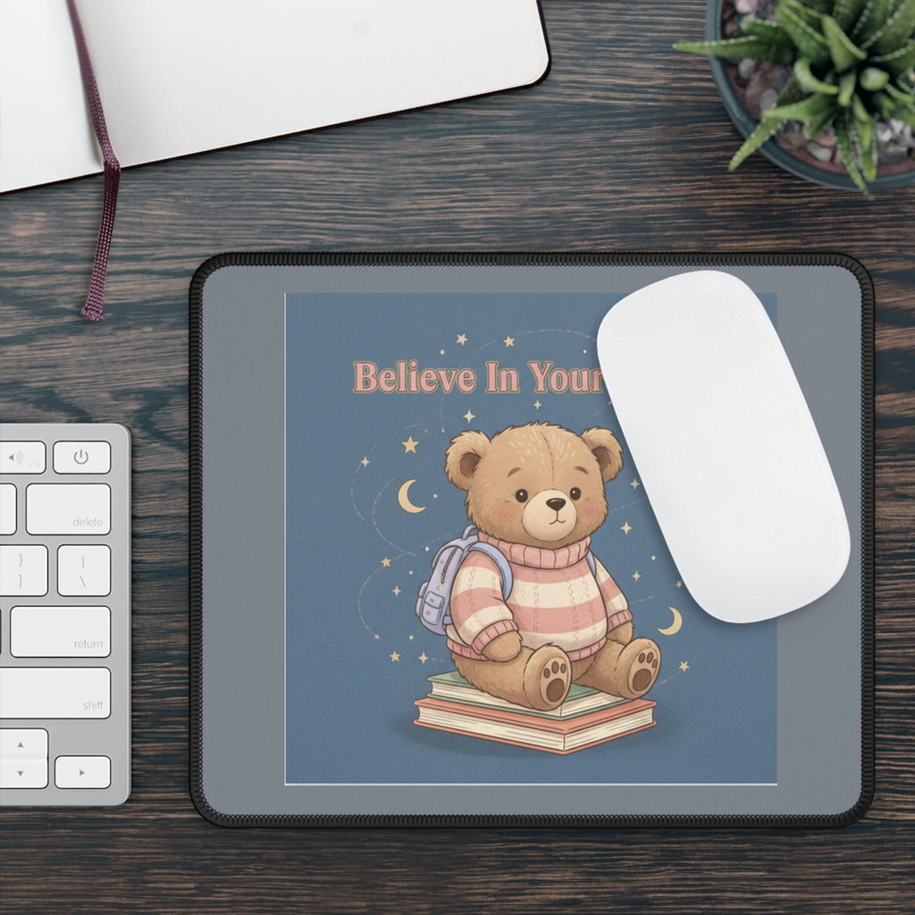 Bear Mouse Pad – Believe in Your Magic