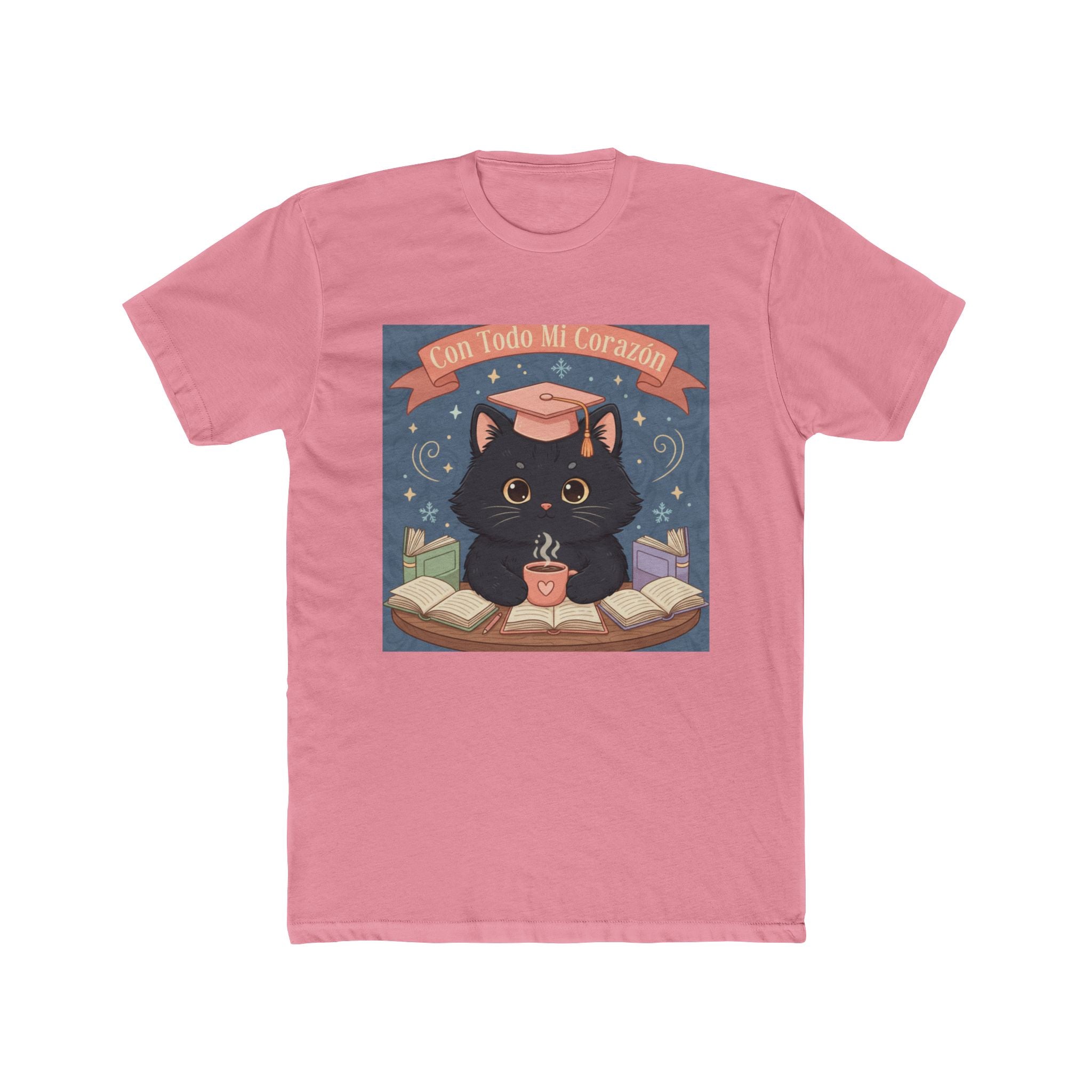 Cat Unisex Tee – Con Todo Mi Corazón