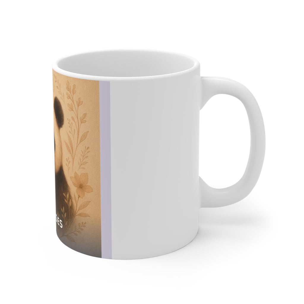 "No Excuses" Black Cat Mug | College Girl Gift | Fashion | KayKay Classics