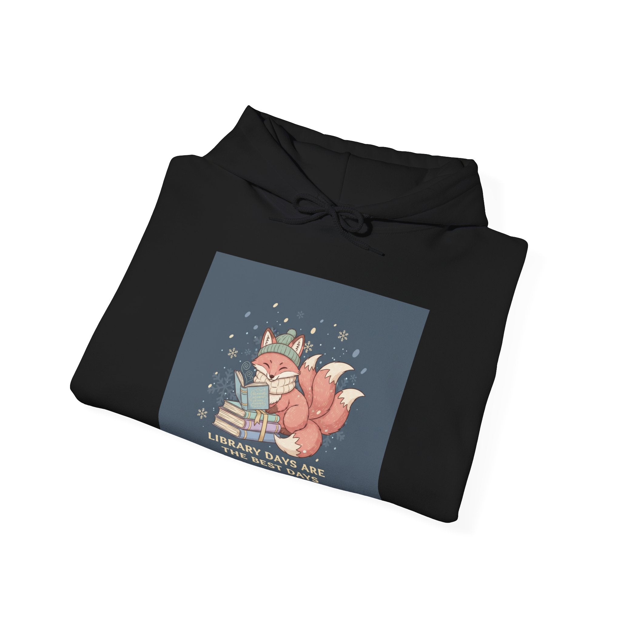 LIBRARY DAYS ARE THE BEST DAYS Fox Hoodie