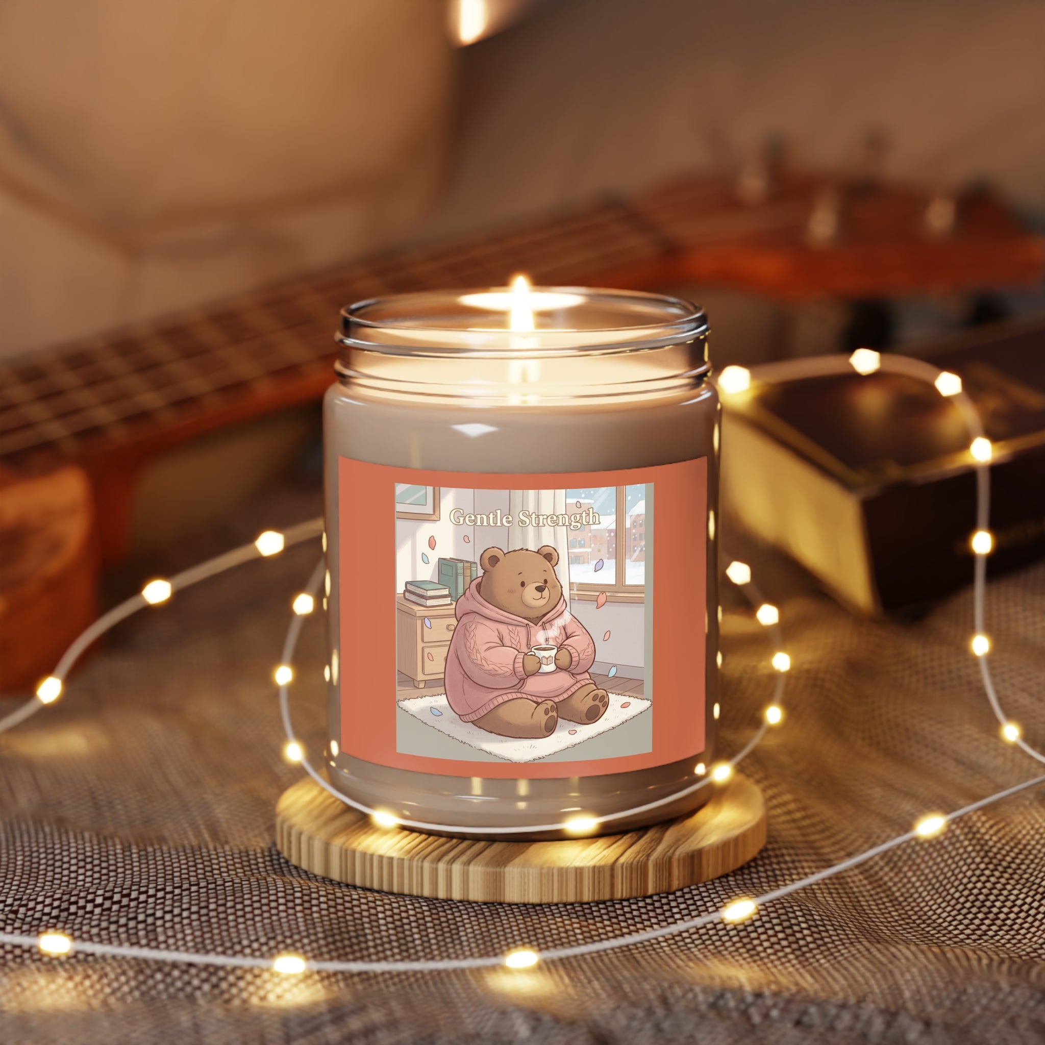 Bear Scented Candle – Gentle Strength