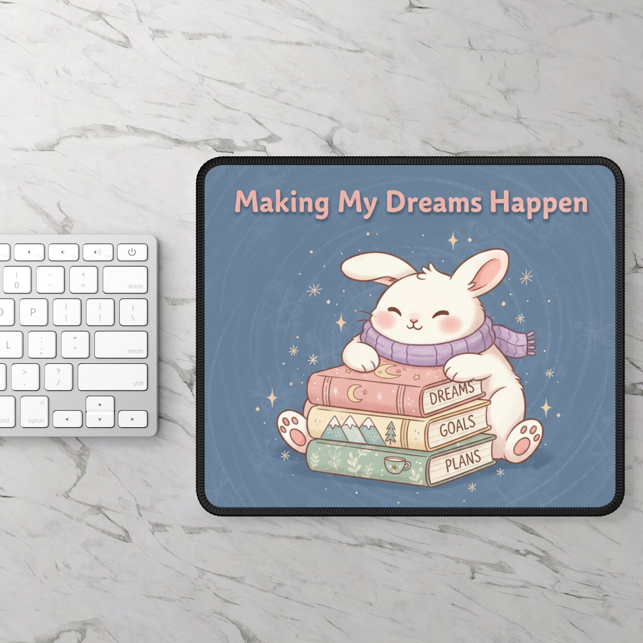 Rabbit Mouse Pad – Making My Dreams Happen