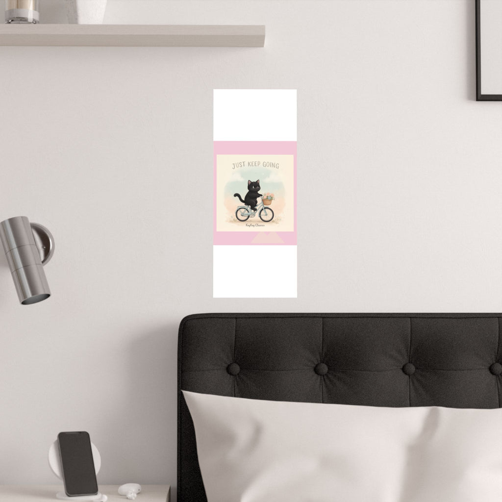 "Design" Black Cat Poster | College Girl Gift | Fashion | KayKay Classics
