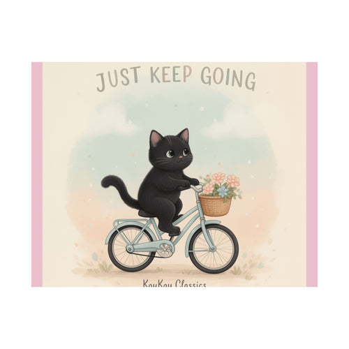 "Design" Black Cat Poster | College Girl Gift | Fashion | KayKay Classics