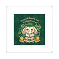 Rabbit Die-Cut Sticker – Stressed Blessed and Coffee Obsessed