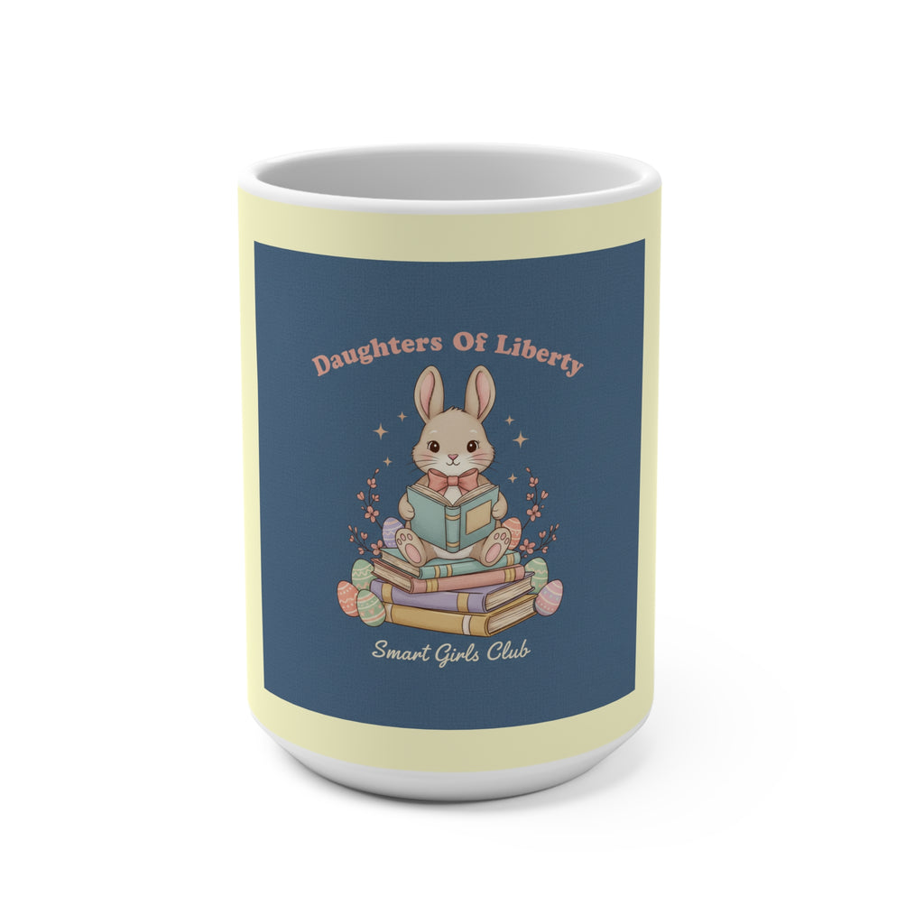 Bunny Mug 15oz – Daughters of Liberty Smart Girls Club
