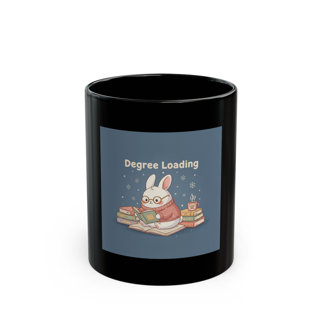 Bunny Black Mug 11oz – Degree Loading