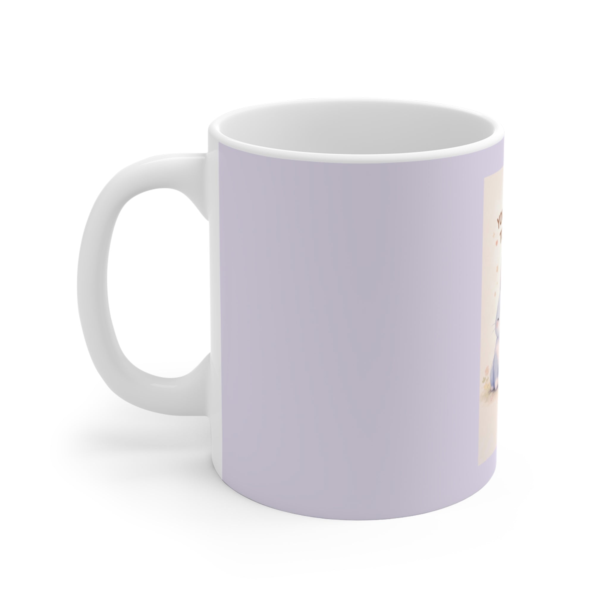 "YOU'RE NEVER TOO MUCH" Black Cat Mug | College Girl Gift | Fashion | KayKay Classics