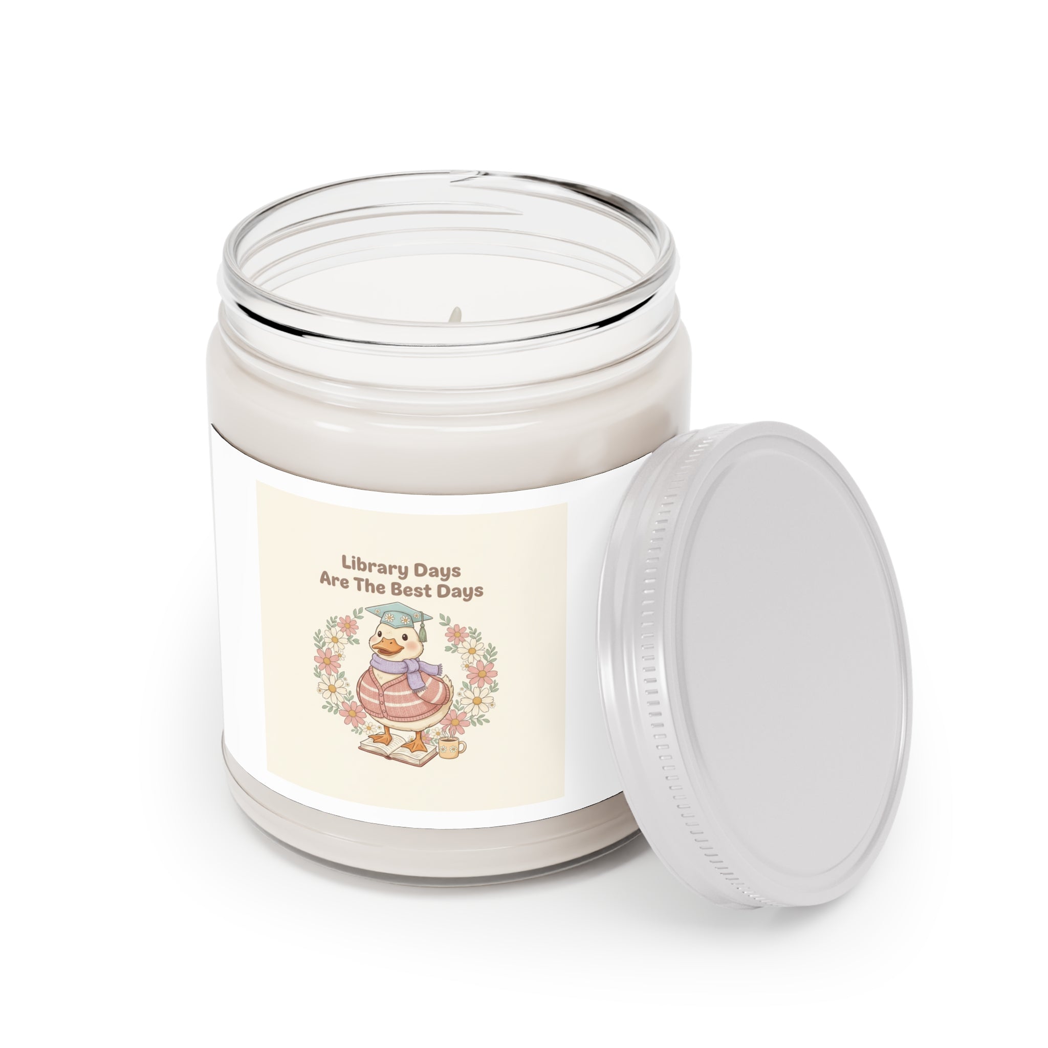 Library Days Are The Best Days Duck Scented Candle