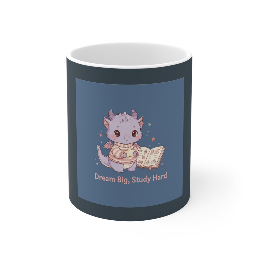 Dragon Mug 11oz – Dream Big Study Hard