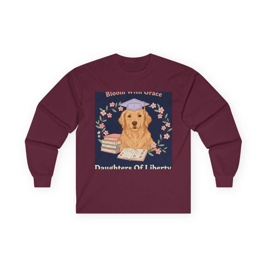 Golden Retriever Long Sleeve Tee – Bloom With Grace