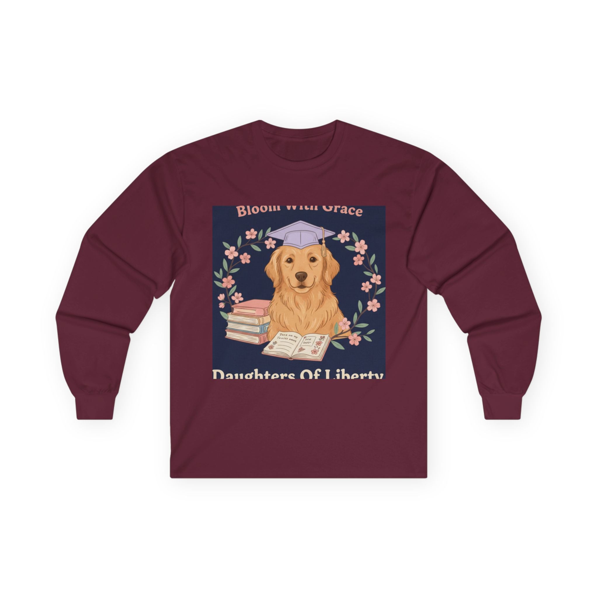Golden Retriever Long Sleeve Tee – Bloom With Grace