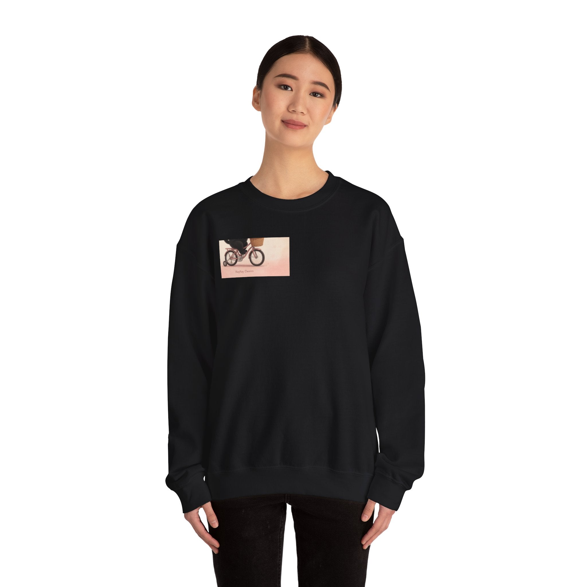 "Life Behind Bars" Black Cat Crewneck | College Girl Gift | Fashion | KayKay Classics