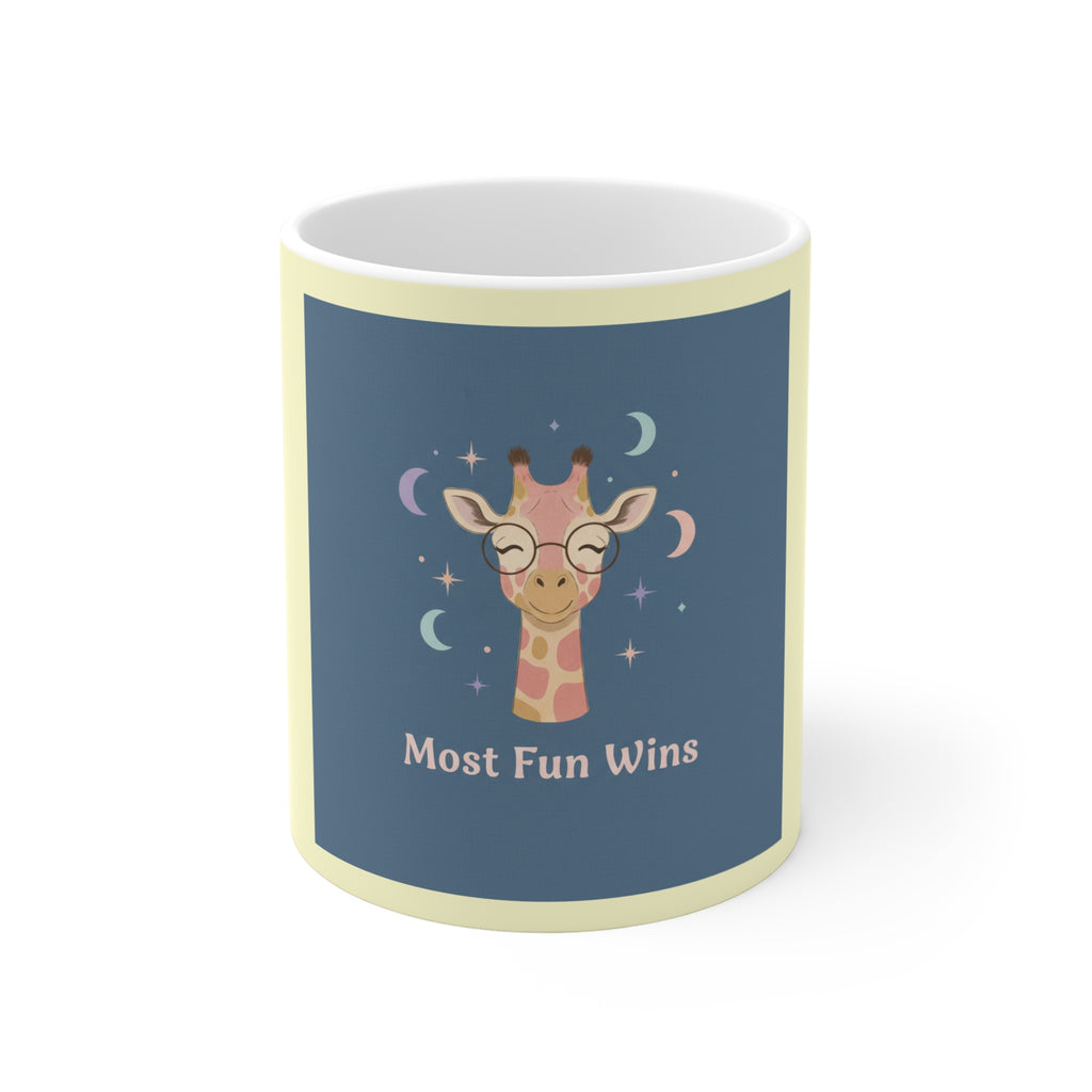 Giraffe Mug 11oz – Most Fun Wins