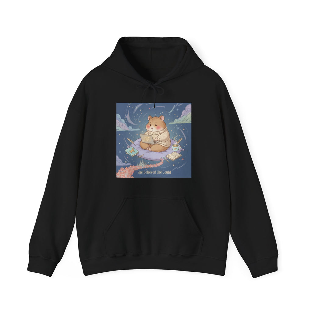 She Believed She Could Hamster Hoodie