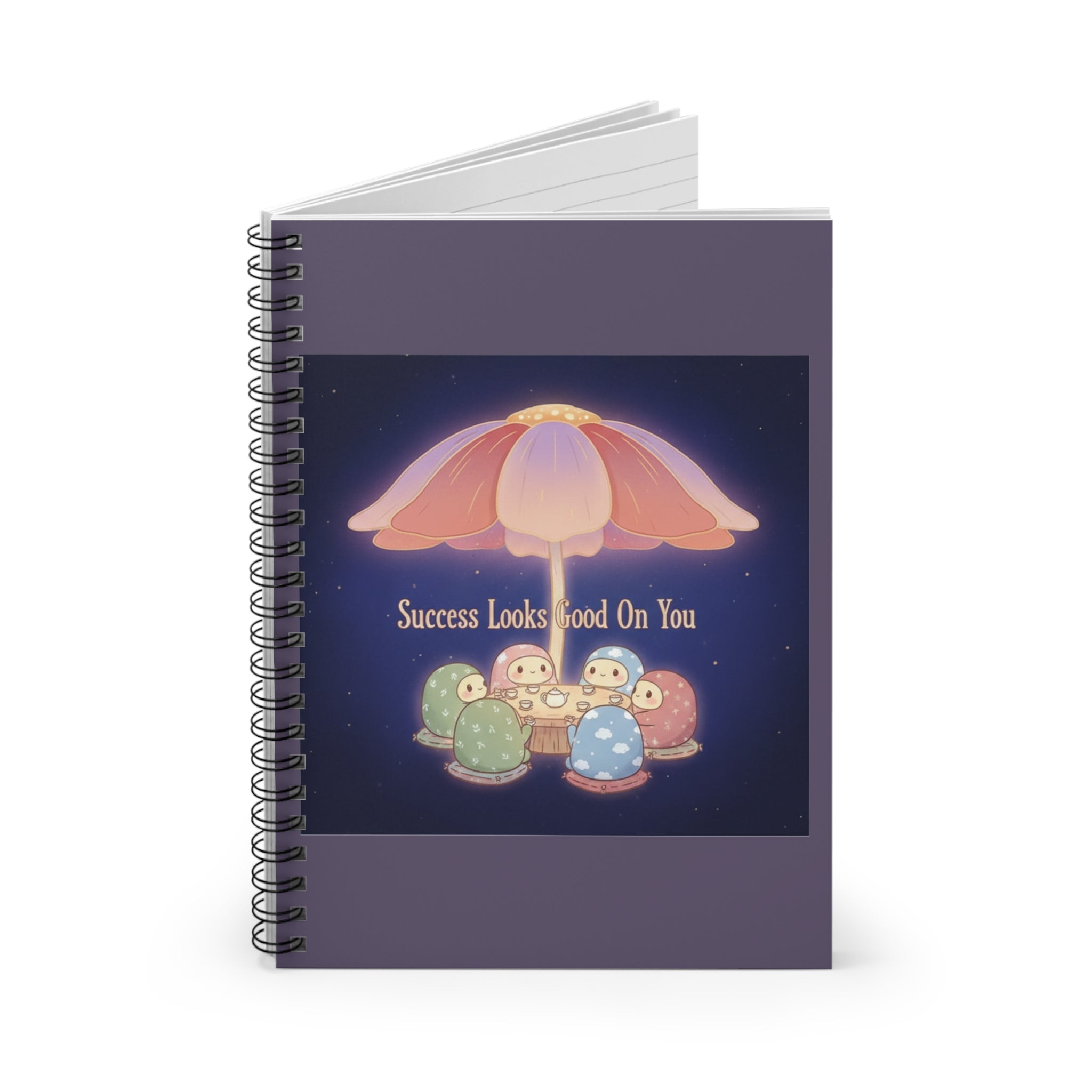 Tiny Chibi Creatures Spiral Notebook – Success Looks Good on You