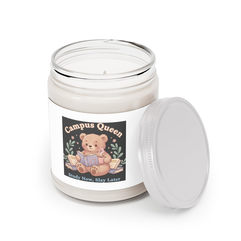 Bear Scented Candle – Campus Queen Study Now Slay Later
