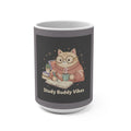 Cat Mug 15oz – Study Buddy Vibes