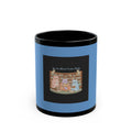 Cats With Glasses Black Mug 11oz – You Are Allowed to Grow Slowly