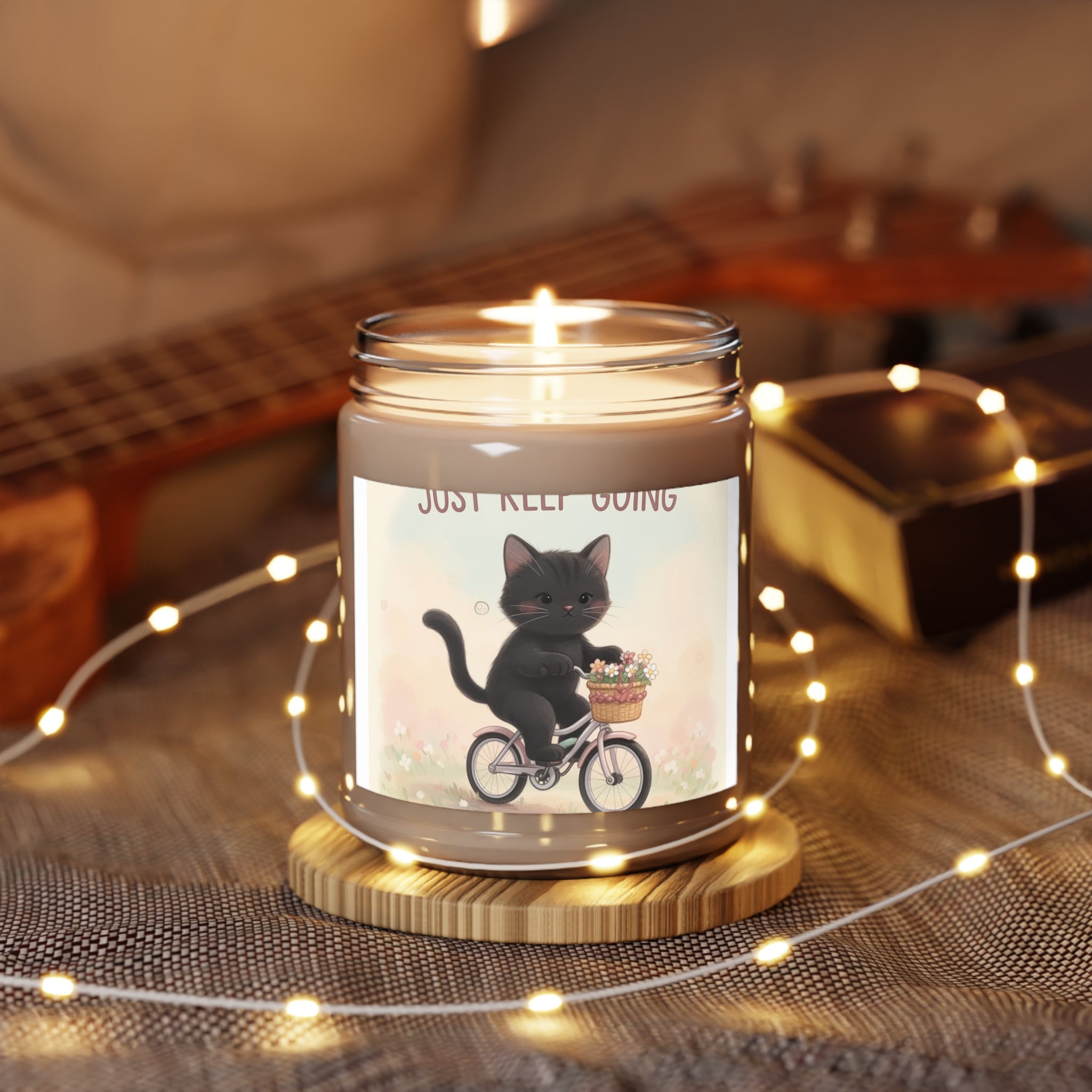 JUST KEEP GOING Cat Scented Candle