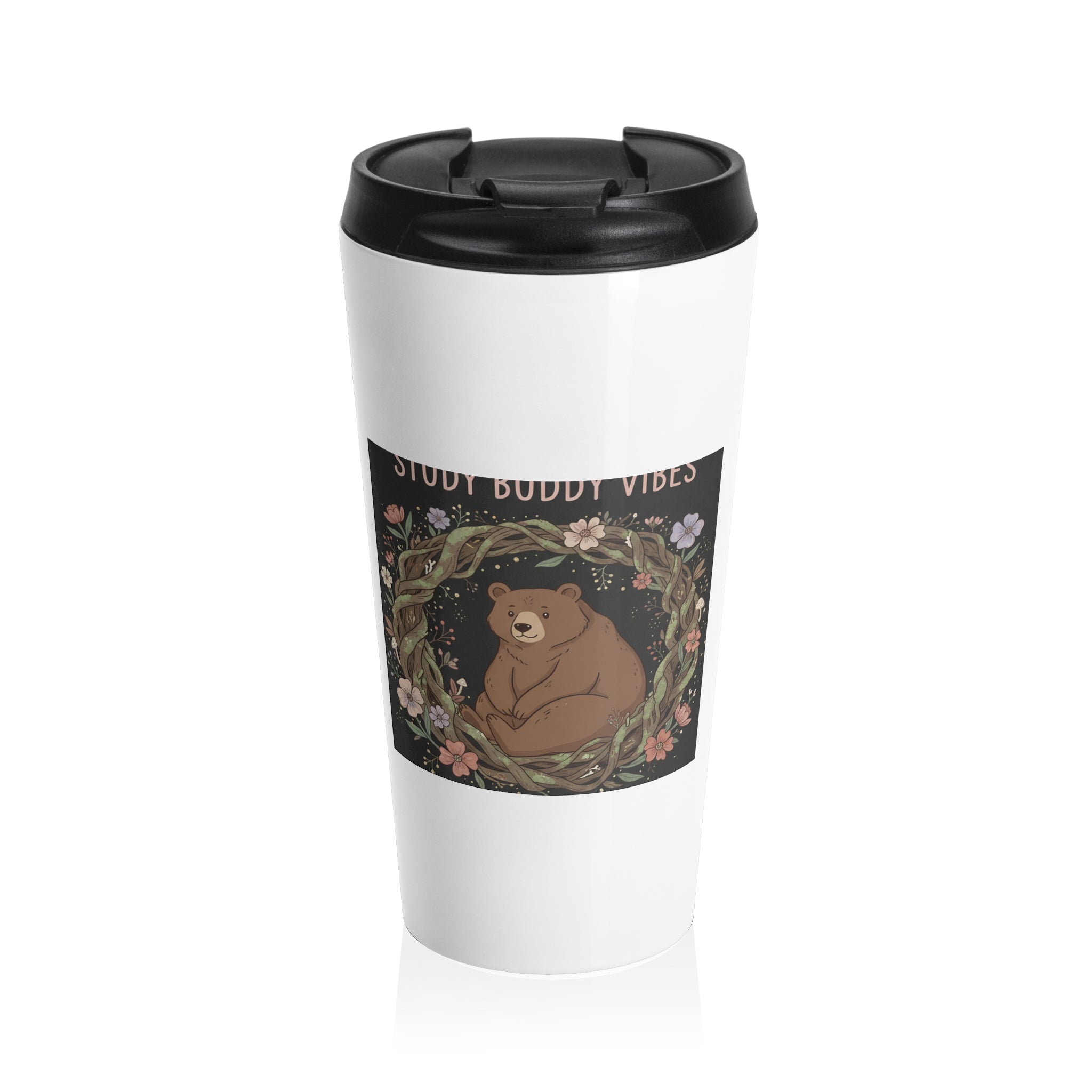 Bear Travel Mug – Study Buddy Vibes