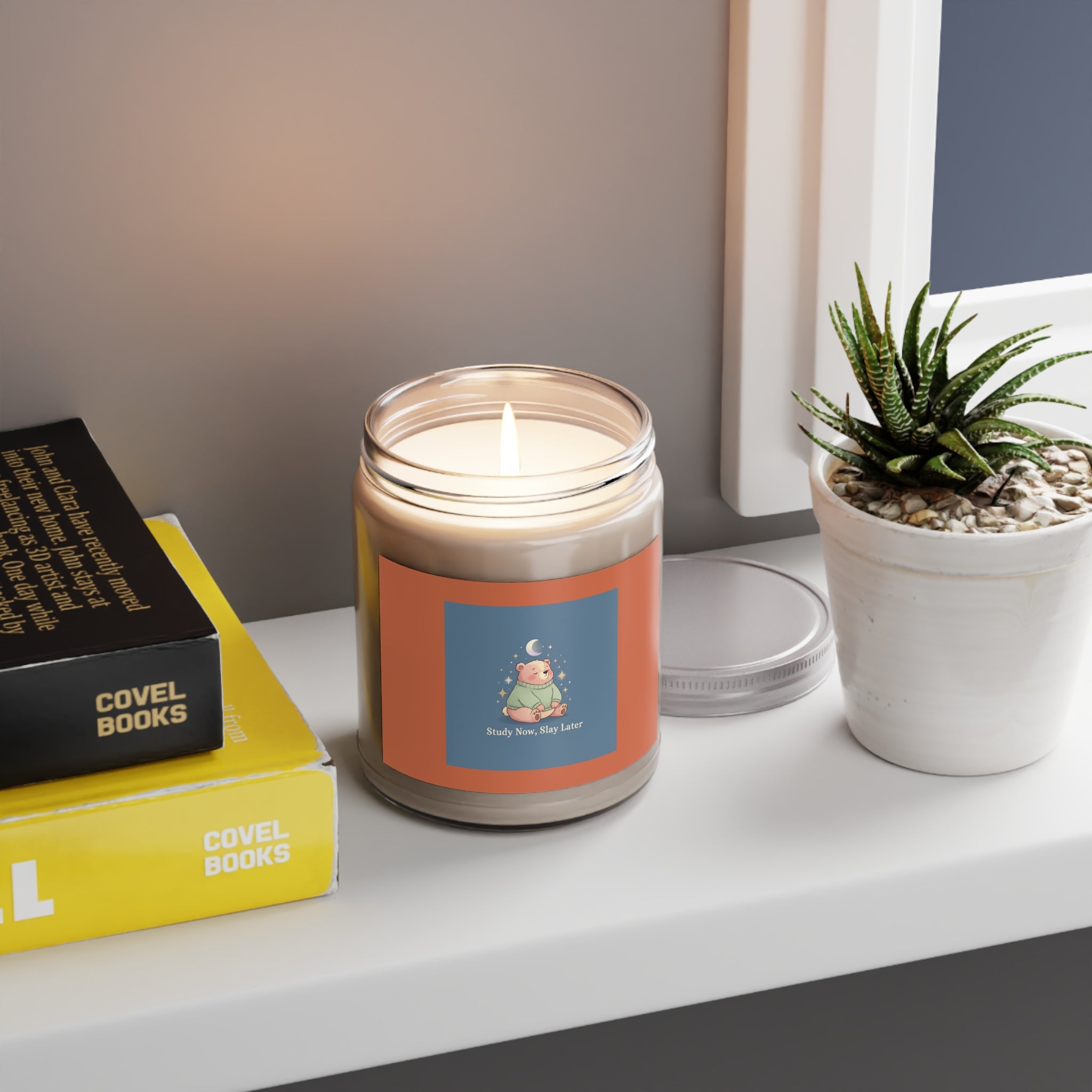 Bear Scented Candle – Study Now Slay Later