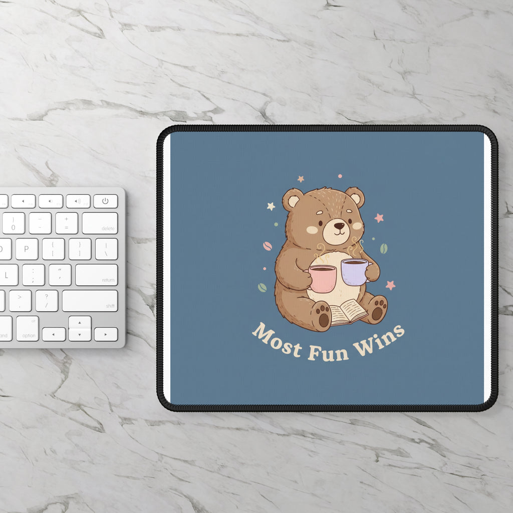 Bear Mouse Pad – Most Fun Wins