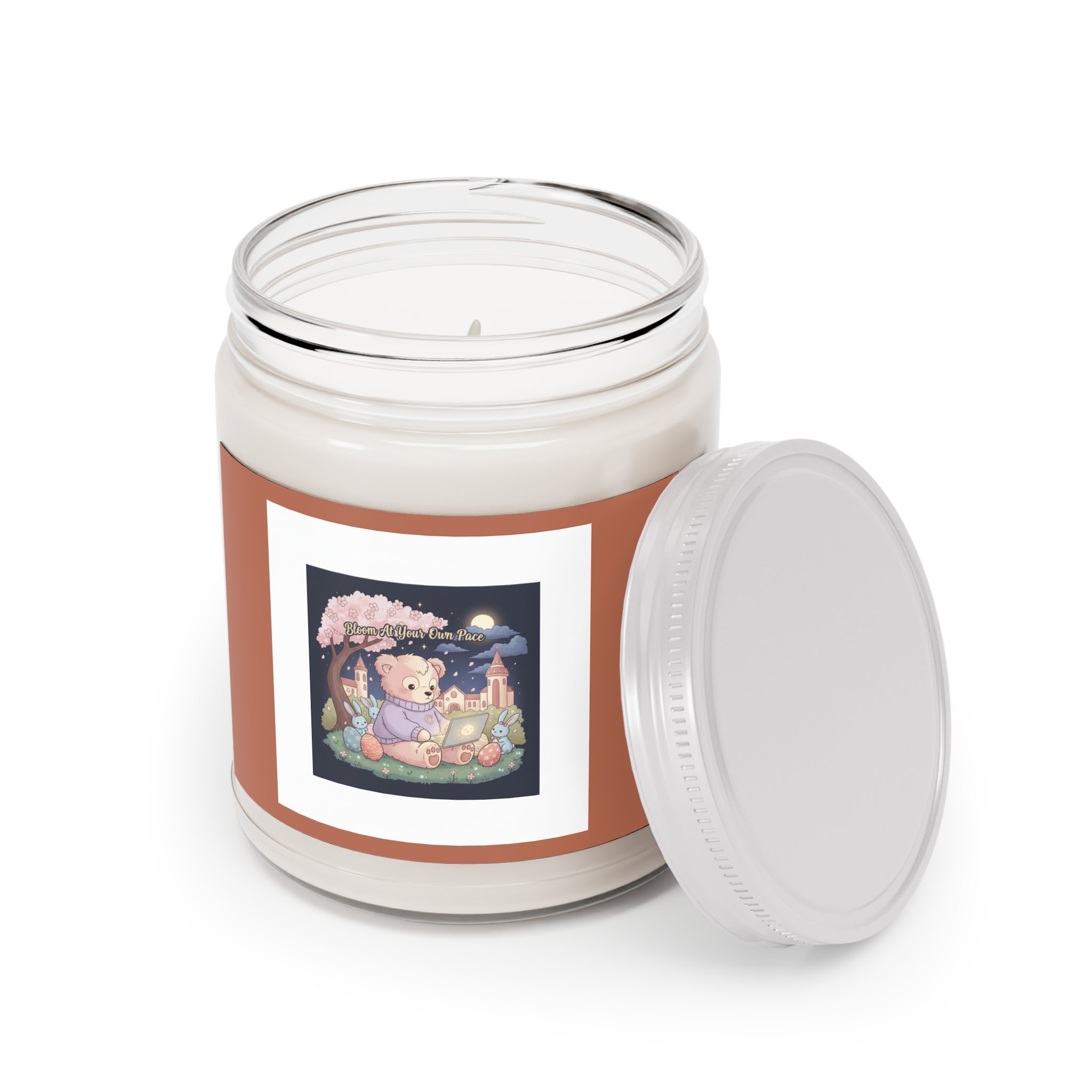 Bear Scented Candle – Bloom at Your Own Pace
