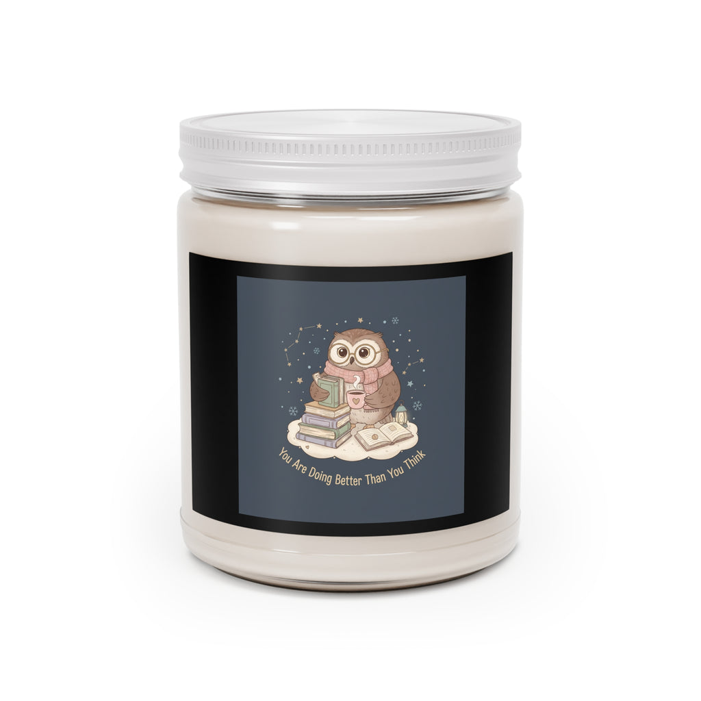 Owl Scented Candle – You Are Doing Better Than You Think