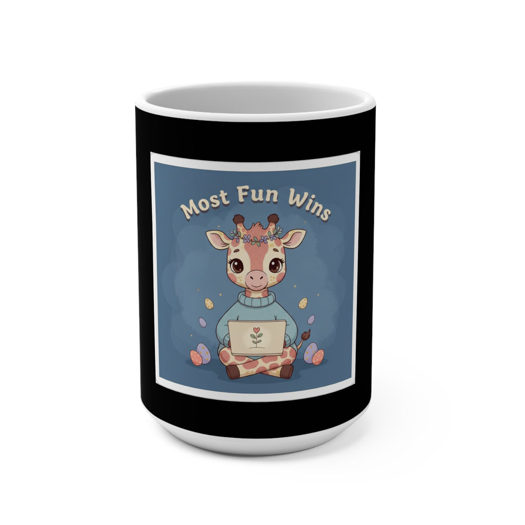 Giraffe Mug 15oz – Most Fun Wins