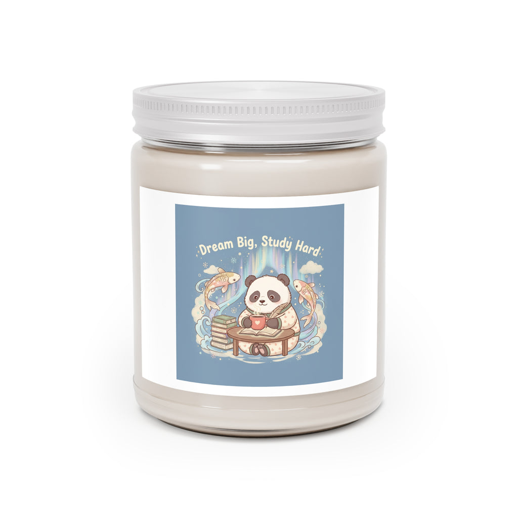Dream Big, Study Hard Panda Scented Candle