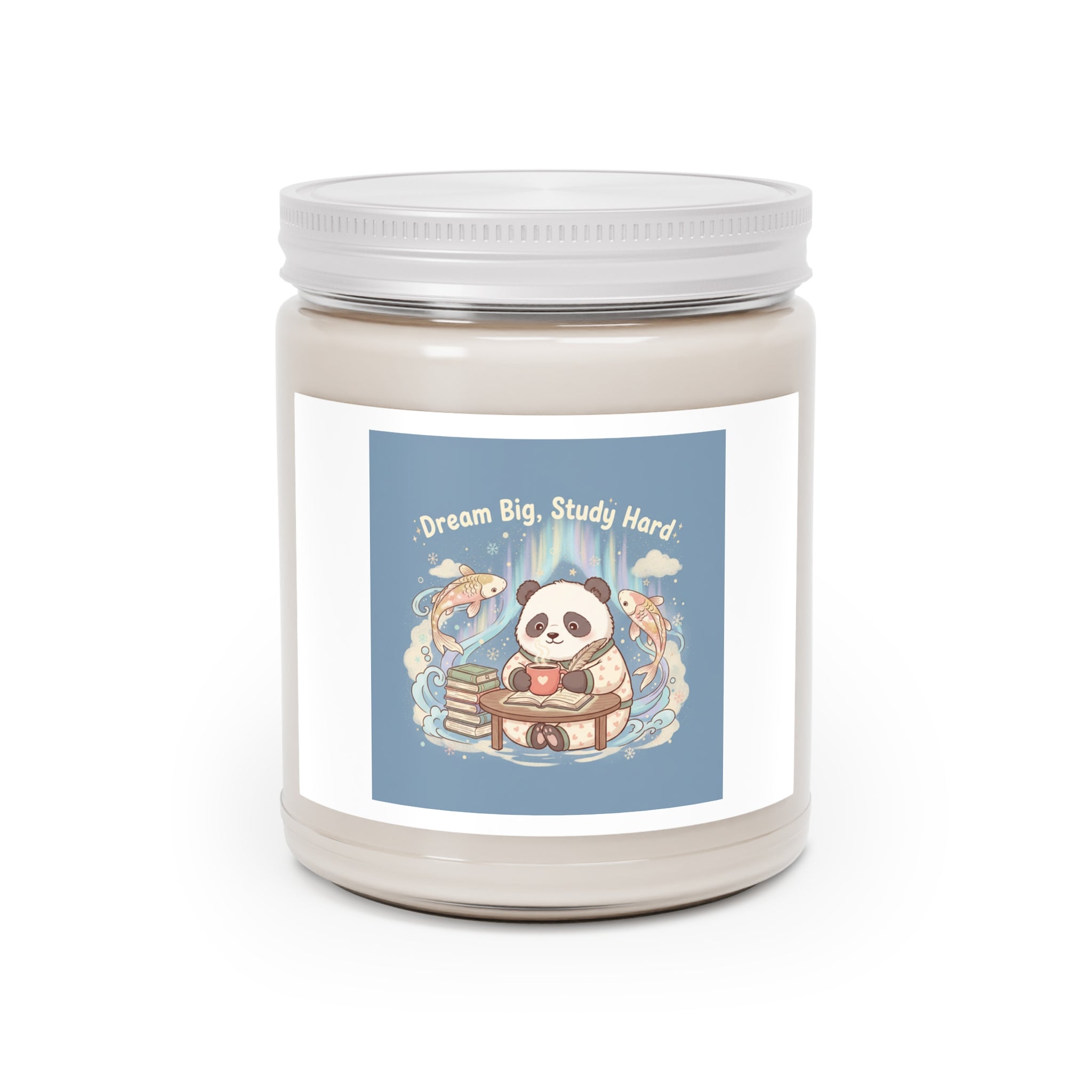 Dream Big, Study Hard Panda Scented Candle