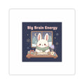 Bunny Kiss-Cut Sticker – Big Brain Energy