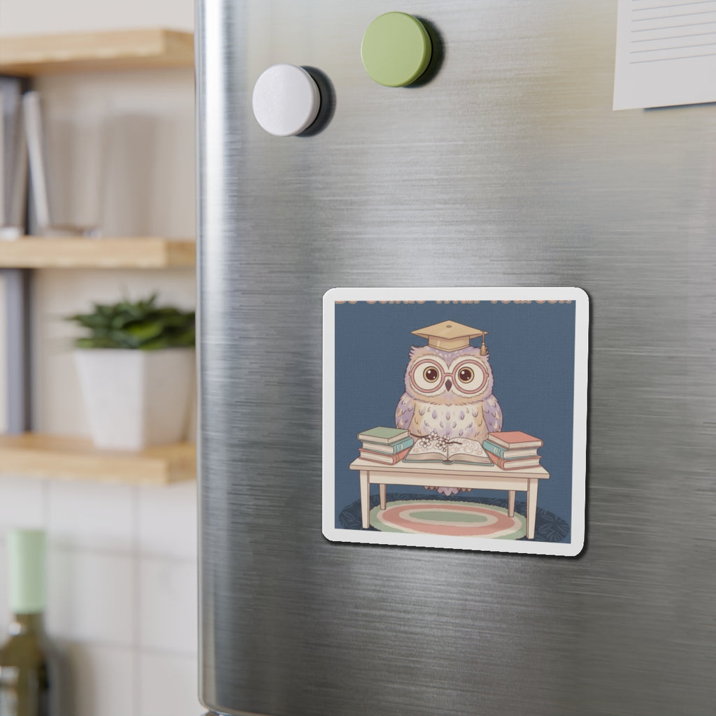 Owl Die-Cut Magnet – Be Gentle With Yourself